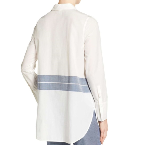 Placed Stripe Tunic Shirt - Picture 2 of 3